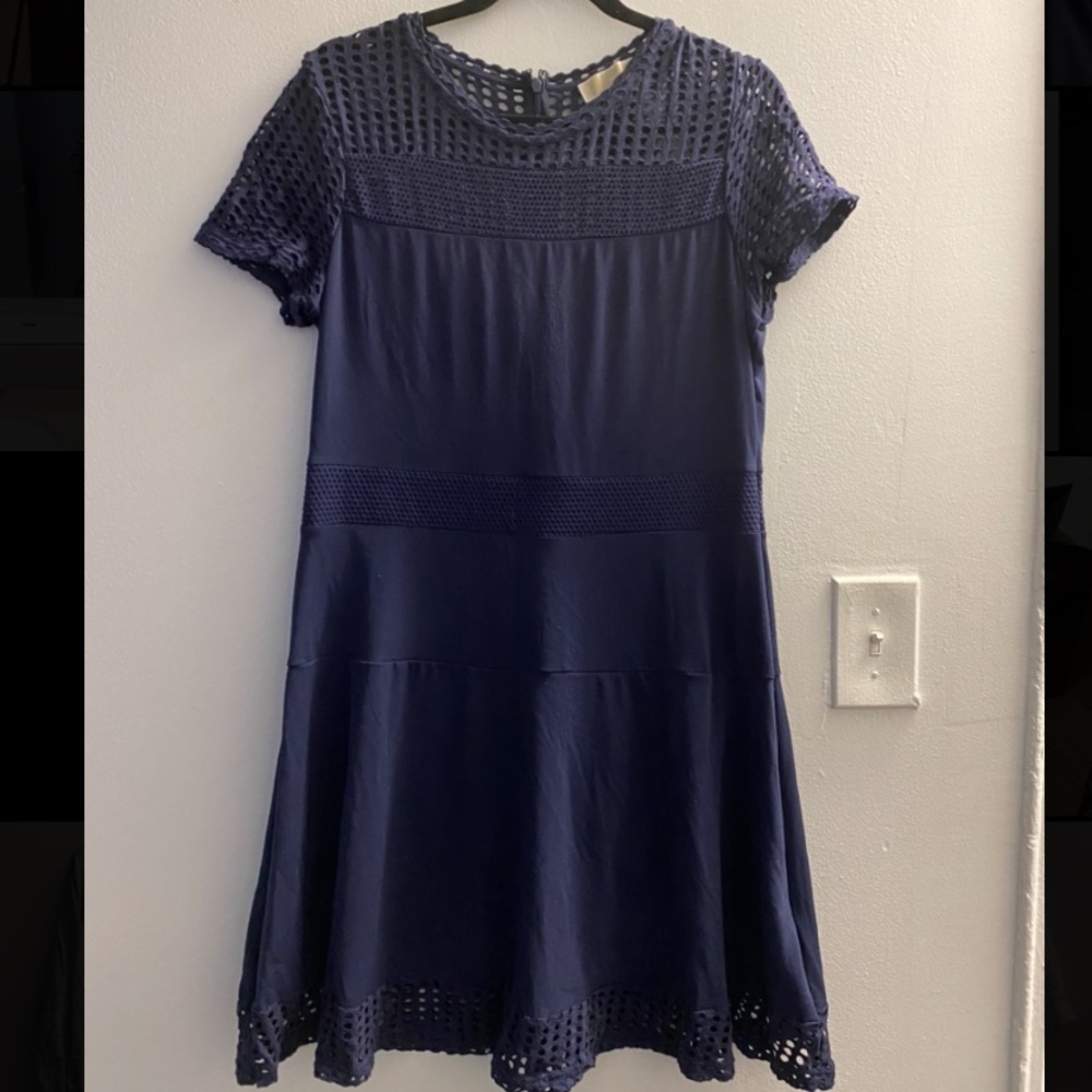 Michael Kors Navy Flare Dress
